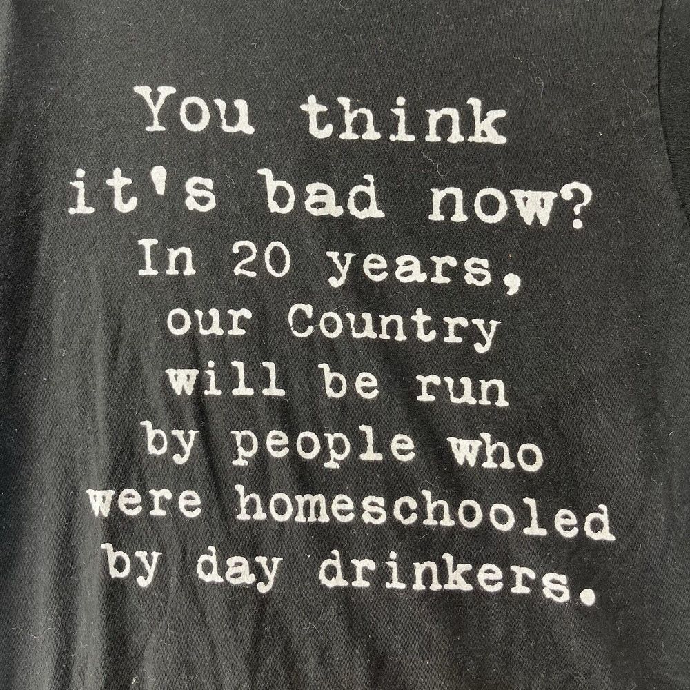 Buc-ee's Graphic T-Shirt Funny‎ Homeschool Day Drinkers Black Medium